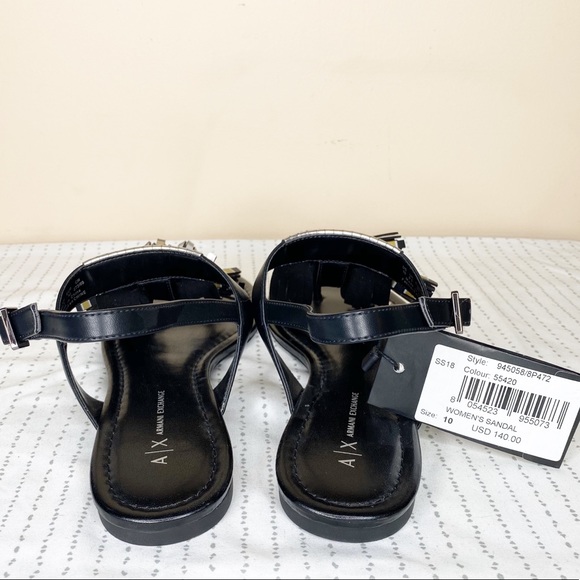 {Armani Exchange} tassel fringe thong sandals - Picture 5 of 7